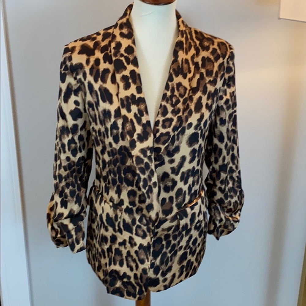 Leopard Blazer